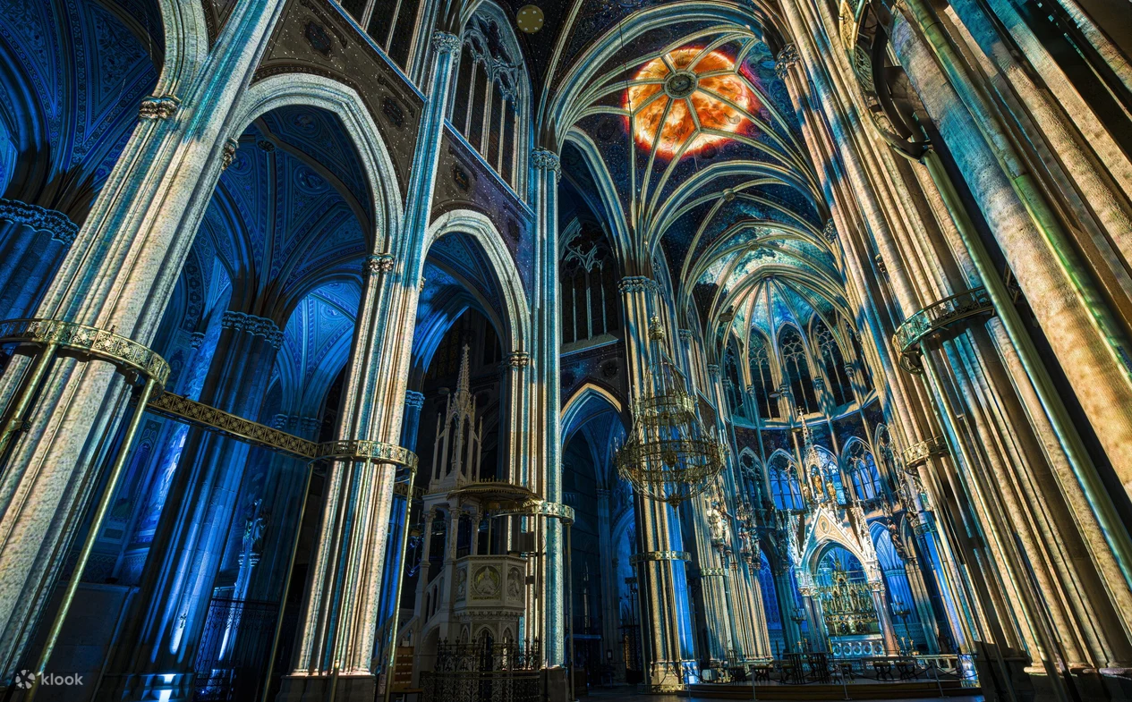 Light of Creation show in Vienna Votive Church